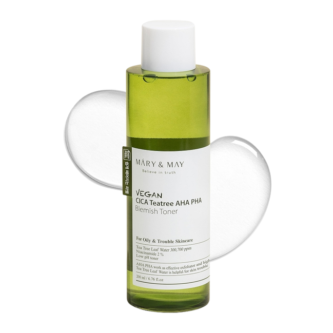 Mary&May Cica Tea Tree AHA PHA Toner 200ml