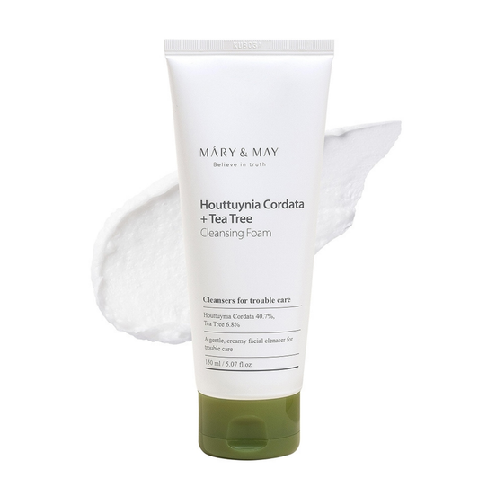 Mary&May Houttuynia Cordata + Tea Tree Cleansing Foam 150ml