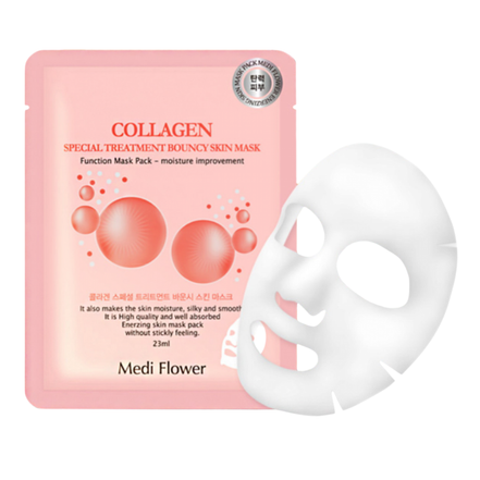 Medi Flower Special Treatment Bouncy Mask pack Collagen 23g