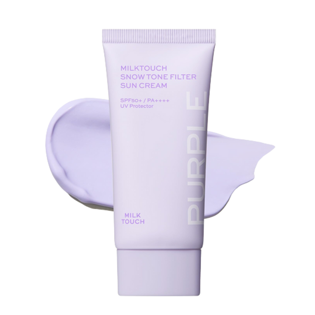 Milk Touch Snow Tone Filter Sonnencreme Aurora Purple LSF 50+/PA++++ 50 ml