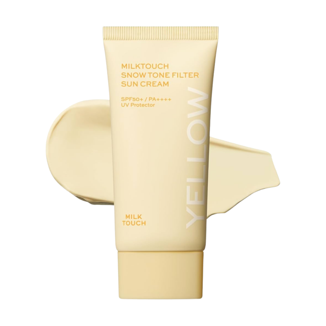 Milk Touch Snow Tone Filter Sonnencreme Natural Yellow SPF50+/PA++++ 50ml