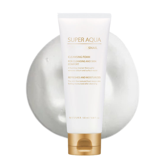 Missha Super Aqua Cell Renew Snail Cleansing Foam 100ml