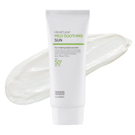Tenzero Heartleaf Mild Soothing Sun SPF50+/PA++++ 50g