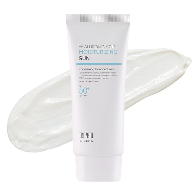 Tenzero Hyaluronsäure Feuchtigkeitsspendende Sonnencreme LSF 50+/PA++++ 50 g 