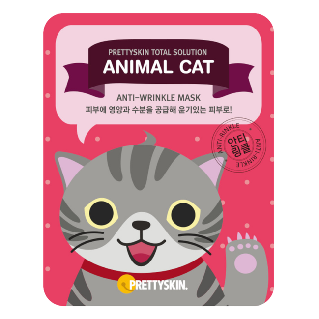 Prettyskin Animal Cat Anti Wrinkle Mask 25ml
