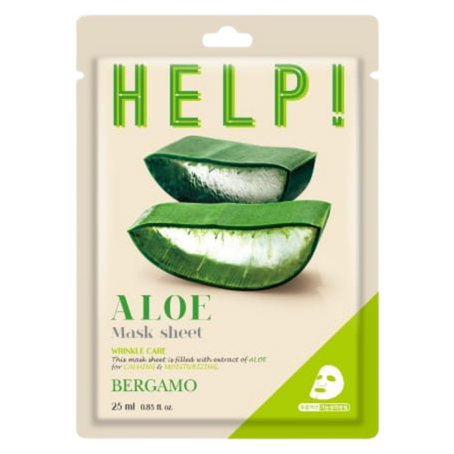Bergamo Aloe Vera Sheet Mask 25ml