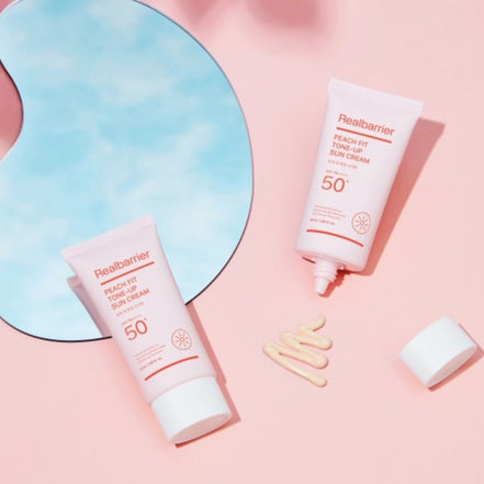 Realbarrier Peach Fit Tone-Up Sun Cream 50ml SPF50+ PA++++