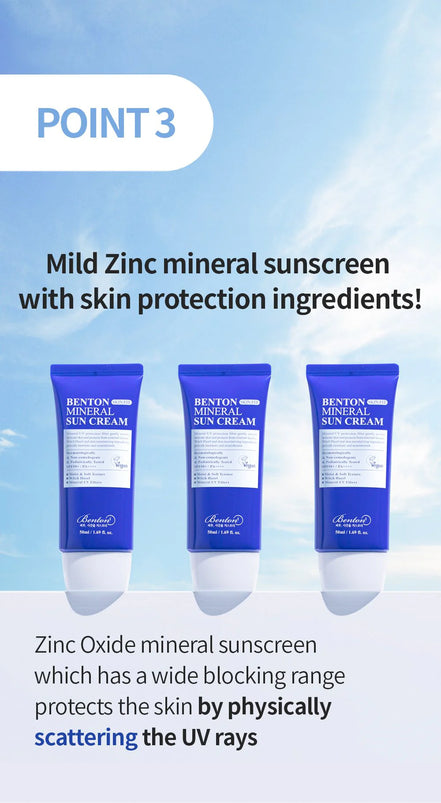 Benton Skin Fit Mineral Sun Cream SPF50+/PA++++ 50ml